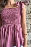 Paloma Bandeau Cami Indian Pink